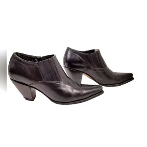 Women's Black Ankle Boots Sz 6.5B Charlie 1 Horse